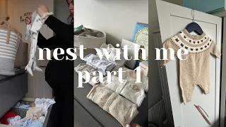 NEST WITH ME | PART 1🫧 getting prepared for baby🫶🏼