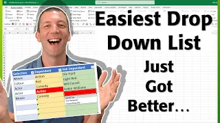 Updated Easiest Multi Level Excel Drop Down List (now more robust)