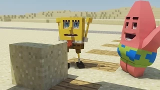 Спанч боб в Minecraft/SpongeBoB in Minecraft 1 часть (RUS)