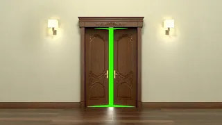 door animation green screen