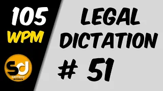 # 51 | 105 wpm | Legal Dictation | Shorthand Dictations