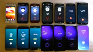 Samsung Galaxy S1-S21 Ringing Alarms at the Same Time