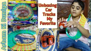 Magic Race Tracks Toy Unboxing//Glow Rracks//Create Your Own Track//Kids Playtime....