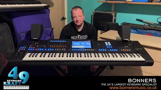 Yamaha Genos 2 Keyboard - Multi Pads (ArrangerLoop, ArrangerShot, EDM Synth & EDM Drum Categories)