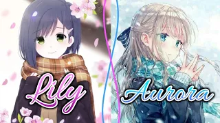 Nightcore - Lily x Aurora | AW, K-391, Emelie hollow | Rory | Switching Vocals
