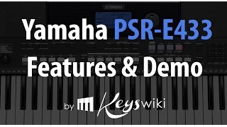 Yamaha PSR E 433. Features review and demo.