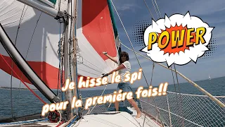 EP69: 🌞Je hisse le spi⛵ pour la première fois en solo🧘‍♀️