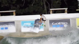 JACOB SZEKELY SUPERMAN KICKFLIP Surfing w/ Kelly Slater Josh Kerr Alex Sorgente and Greyson Fletcher