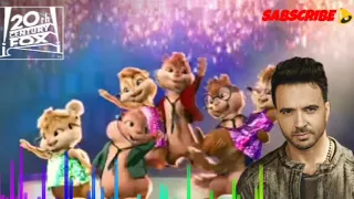 LUIS FONSI  ,  DESPACITO SONG , CHIPMUNKS VERSION