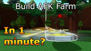 AFK Farm Under 1 Minute in Build A Boat For Treasure