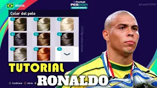 TUTORIAL COMPLETO | COMO CREAR A RONALDO EN PES 2021 | HOW TO CREATE | FACE & STATS | LuisFCH