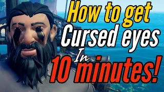 HOW TO GET CURSED EYES FAST! | Cursed Rogue Tall Tale With 5 Journal Locations Sea of Thieves Guide