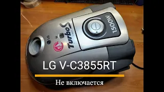LG V-C3855RT vacuum cleaner does not turn on