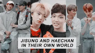 Jisung and Haechan in their own world.
