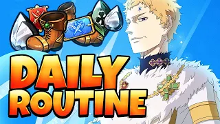 TOP 100 PLAYER'S DAILY ROUTINE ON GLOBAL BLACK CLOVER MOBILE!
