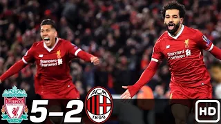 Liverpool vs AC Milan 5-2 - All Goals & Extended Highlights RÉSUMÉ & GOLES ( Last Matches ) HD