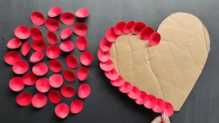 Paper heart wall hanging / Beautiful paper wall hanging / Home Decoration Ideas / DIY Wallhanging