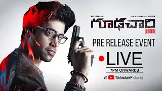 Goodachari Pre-Release Event Live | Adivi Sesh | Sobhita Dhulipala | Prakash Raj | Abhishek Pictures