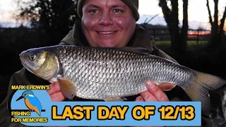 Fishing - The final day of the coarse fishing season on the river (Video 54)