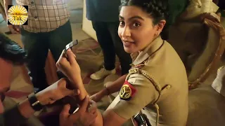 #yukti_kapoor  ko Action सीने करते Waqt Bhokal ke  Hand mein se blood nikala #maddamsir #BTS #video,