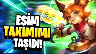 EŞİM TAKIMIMI TAŞIDI!😂 - JOY VE FANNY - Mobile Legends