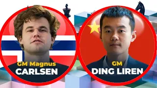 Magnus Carlsen vs Ding Liren || Tata Steel Masters 2023 - R3