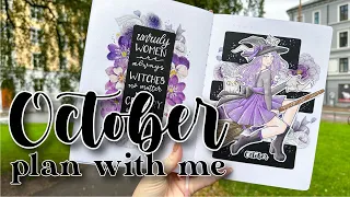 Witchy Bullet Journal Theme | OCTOBER 2023 PLAN WITH ME + GIVEAWAY | ft. Ohuhu