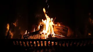 Fireplace Fire, Simple Crackling Cozy Fire