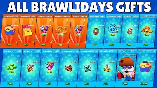 All Free Brawlidays Gifts | Brawl Stars