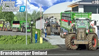 4 HARVESTERS and 4 TRACTORS work at the same time, 650.000L SILAGE│Brandenburger Umland│FS 22│10