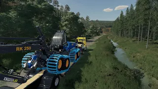 Fs22 Timelapse | Forestry in Holmåkra 2022 | Moving to Sweden | S4 E01