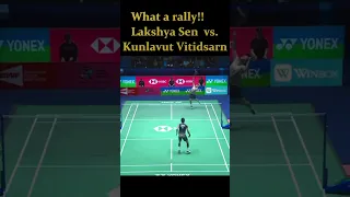 Lakshya Sen vs. Kunlavut Vitidsarn #shorts #badminton #badmintonindia  #sports #frenchopen