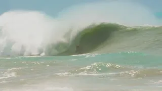 Surfers in heaven as weather gods deliver big waves