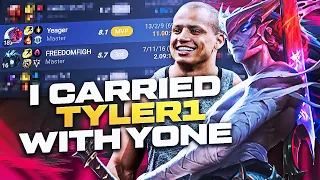 Rank 1 Yone Mid EU Carries Tyler1 | EUW 300LP+ Master Tier | League of Legends