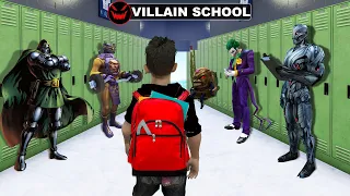 GTA 5 : Joining SUPER VILLAIN SCHOOL in GTA 5!