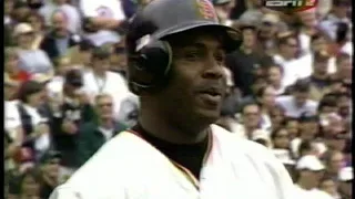 Barry Bonds 73rd homerun 2001 ESPN telecast