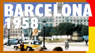 BARCELONA 1958! Vintage 8mm Film Found Footage · BCN años 50