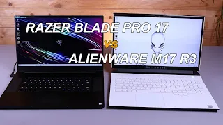 Razer Blade 17 vs Alienware M17 R3