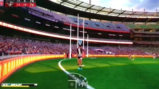 Recreating Jamie Elliott’s goal after the siren in AFL Evolution 2
