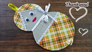 Doll Shape Hanging Organizer Craft | Doll Wall Hanging Organizer | Super Cute Organizer Craft |