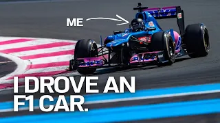 I Drove The Real Alpine Formula 1 Car.