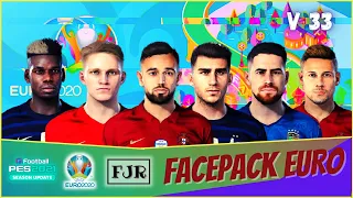 PES 2021 - UPDATE FACE V33 EURO EDITION | SIDER VERSION & CPK VERSION