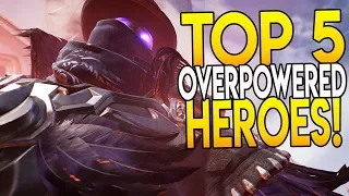 TOP 5 OVERPOWERED HEROES in PARAGON V44 (Paragon Top 5 BEST/BROKEN Heroes)