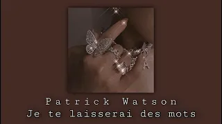 Patrick Watson - Je te laisserai des mots (8D + slowed) | Use Headphones