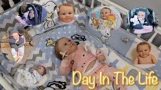 DAY IN THE LIFE of 6 Months Old Reborn Baby Charlie | Kelli Maple