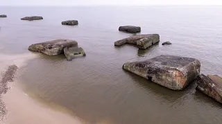 WW2 German bunkers in and around Hanstholm Denmark