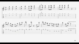 After you've gone - Angelo Debarre - Gypsy jazz guitar transcription