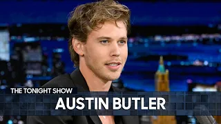 Austin Butler Shows Off His Elvis Impressions and Teaches Jimmy an Iconic Dance Move (Extended)