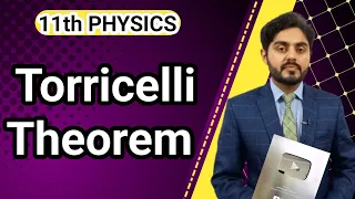 Torricelli theorem class 11 physics | application of bernoulli's equation | law of efflux in urdu