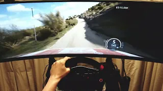 WRC 23 Wheelcam POV - Toyota Yaris Rally1 - Creator Series Sardinia Stage 1